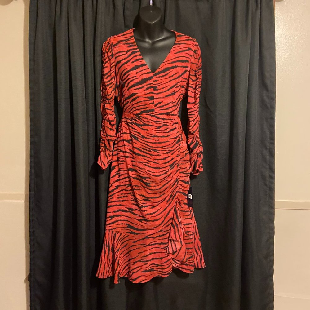 NWT Rachel Roy Tiger print dress